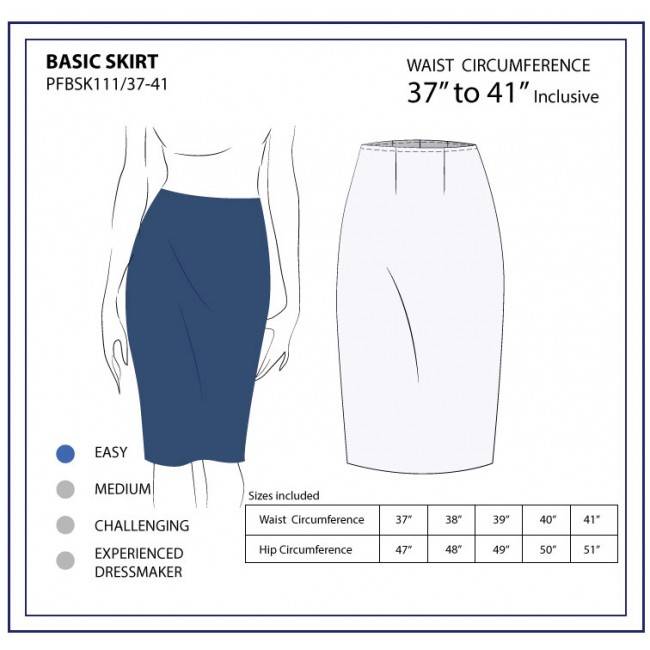 Basic Skirt 111/37 to 41-1