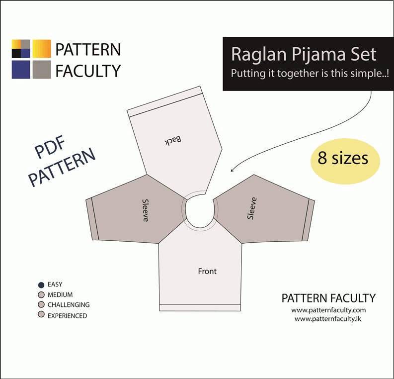 Raglan Pijama Set - 4