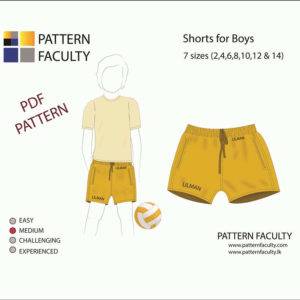 Shorts for boys-lilman 7sizes from 2-14 - 3
