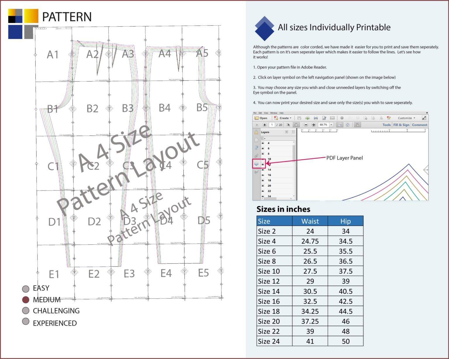 Women’s Basic Pants Sizes 2 to 24-2
