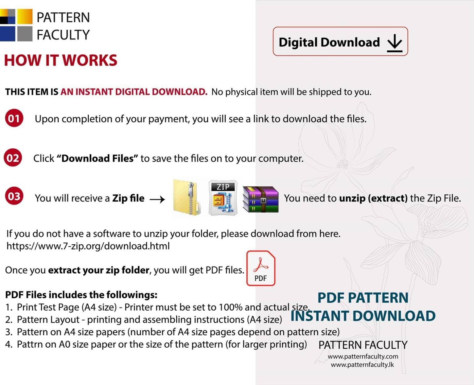 Saree Blouses Round Deep Neckline - Size 34 - 9 Styles Sari Blouses - Sabyasachi-Single Katori-Double Katori-Princess Line-Three Darted-Four Darted pdf Patterns-08