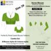 202rz_29_Saree_Blouses_Round_Deep_Necklines_4_Sleeve_styles_Size_29